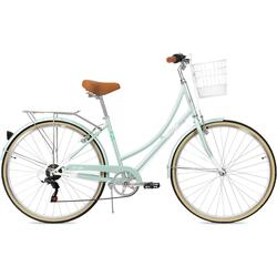 FabricBike Step City - Vélo hollandais femme, 7 vitesses Shimano. Bleu