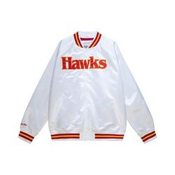 Blouson légère en satin Atlanta Hawks