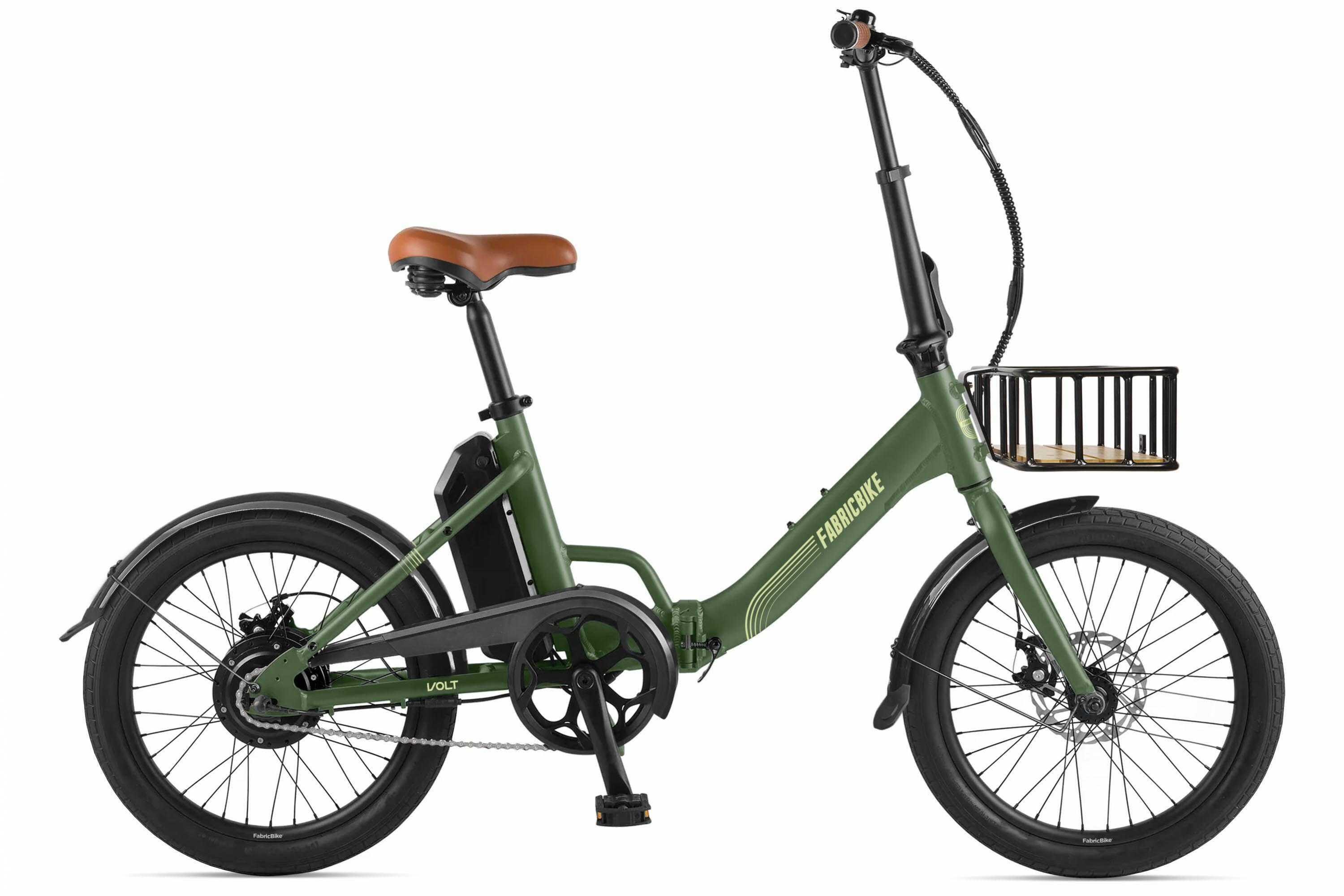 FABRICBIKE Fabricbike Volt – Bicicletta elettrica pieghevole 20" Alluminio. Verde Plus