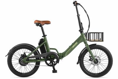 Fabricbike Volt – Bicicletta elettrica pieghevole 20" Alluminio. Nero Plus