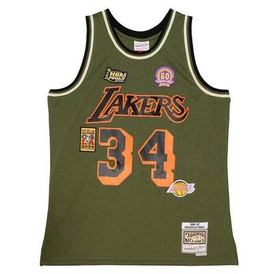 Maglietta NBA Los Angeles Lakers Shaquille O’Neale Flight Swingman 1996
