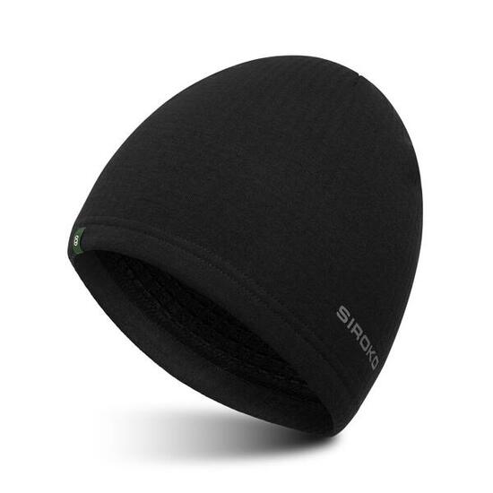 Bonnet thermique de running Fitness Homme et Femme Gamma Black Noir
