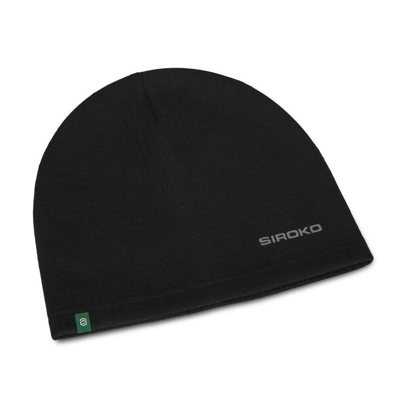 Pălărie termică de alergare beanie Gamma Black Negru