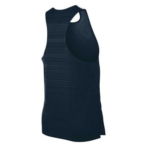Débardeur NIKE pour hommes Stock Dry Miler, bleu marine, taille L 3/4