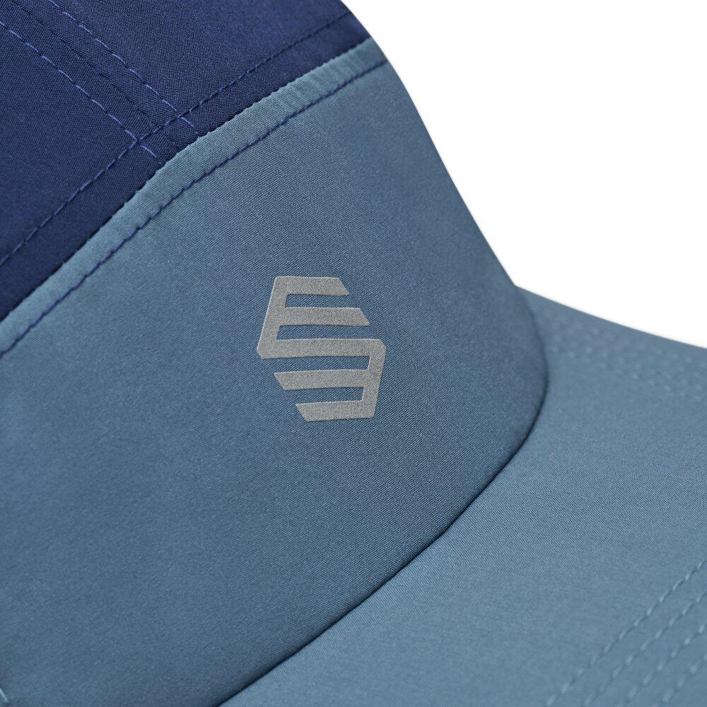 Casquette running 5-panneaux Fitness Homme et Femme Sprint Cobalt Blue Bleu 4/7