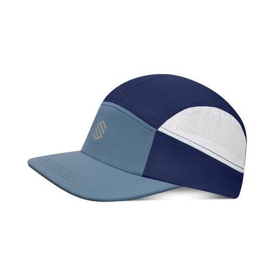 Heren en dames fitness 5-panel hardlooppet sprint cobalt blue blauw