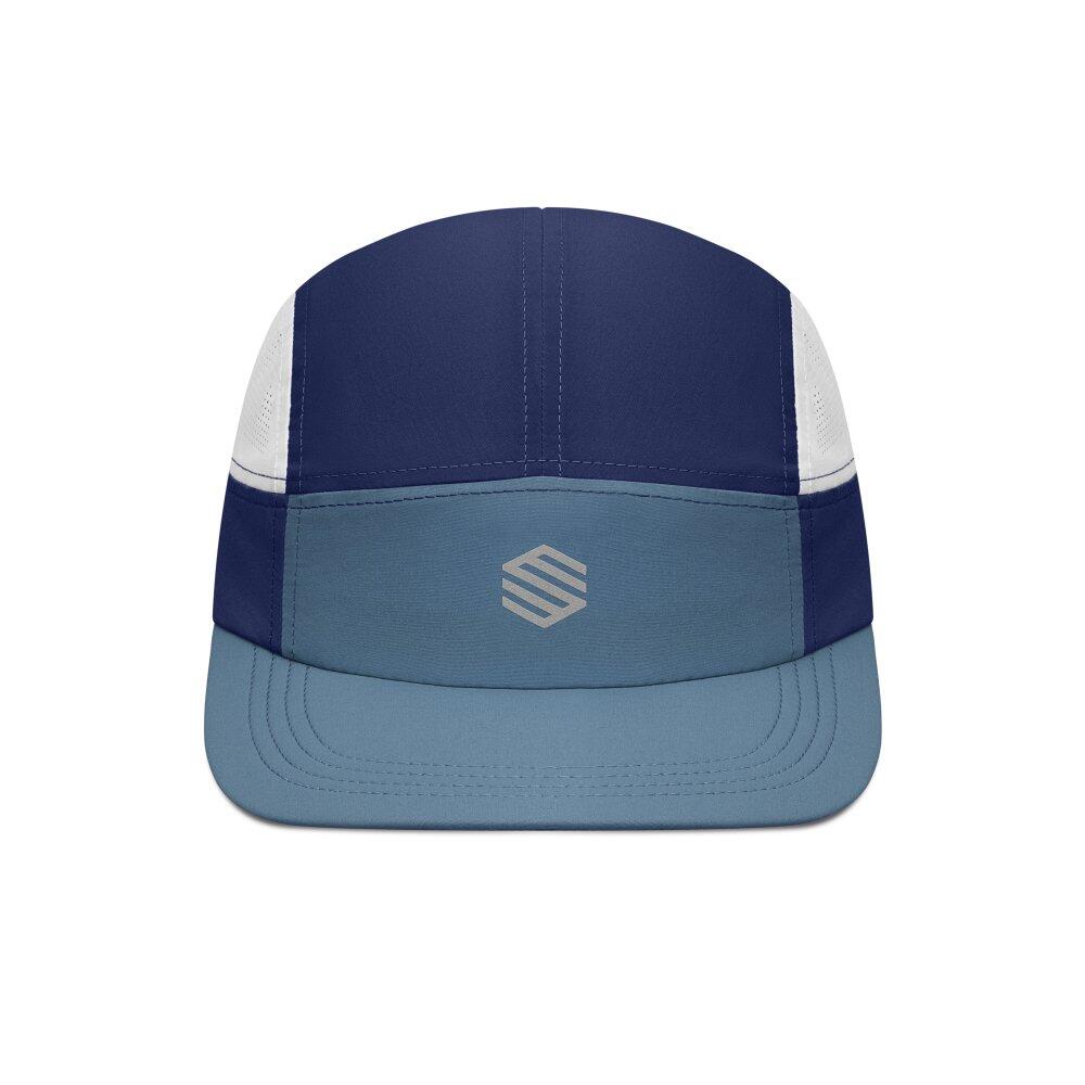 Casquette running 5-panneaux Fitness Homme et Femme Sprint Cobalt Blue Bleu 2/7