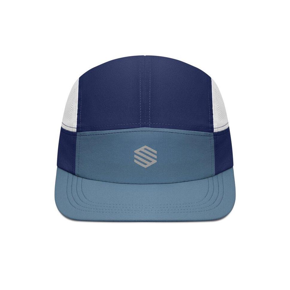 Pięciopanelowa sportowa czapka z daszkiem Fitness Siroko Sprint Cobalt Blue
