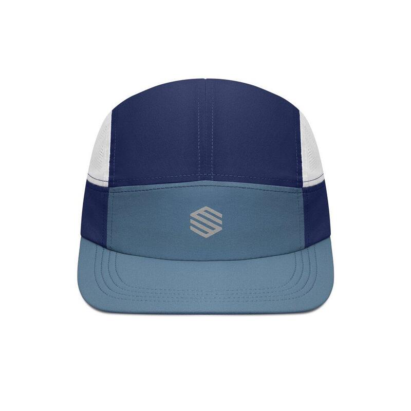 Pięciopanelowa sportowa czapka z daszkiem Fitness Siroko Sprint Cobalt Blue