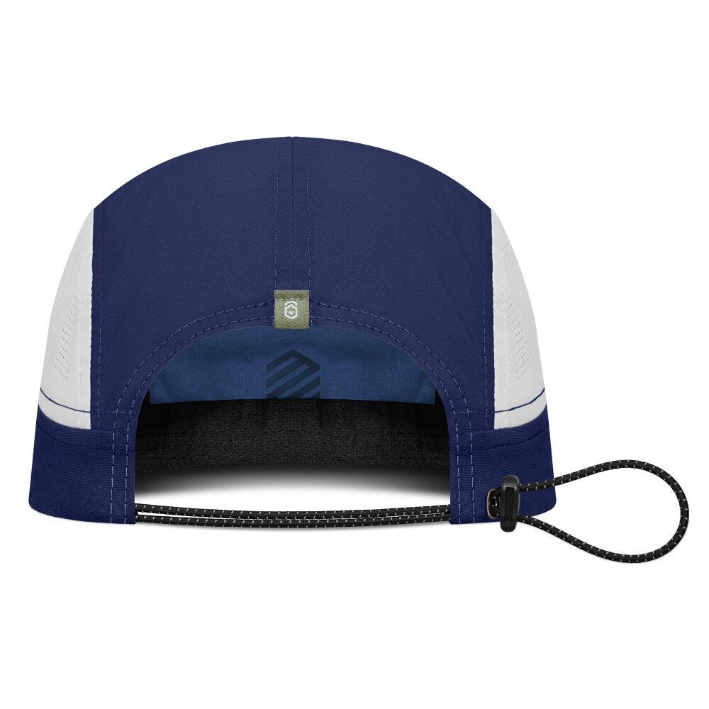Casquette running 5-panneaux Fitness Homme et Femme Sprint Cobalt Blue Bleu 3/7