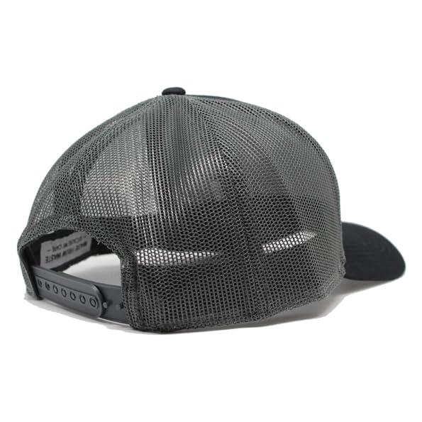 Gorra Trucker - 5 Paneles / Reciclada / Adulto / Talla única (Negro/Plomo) 2/4