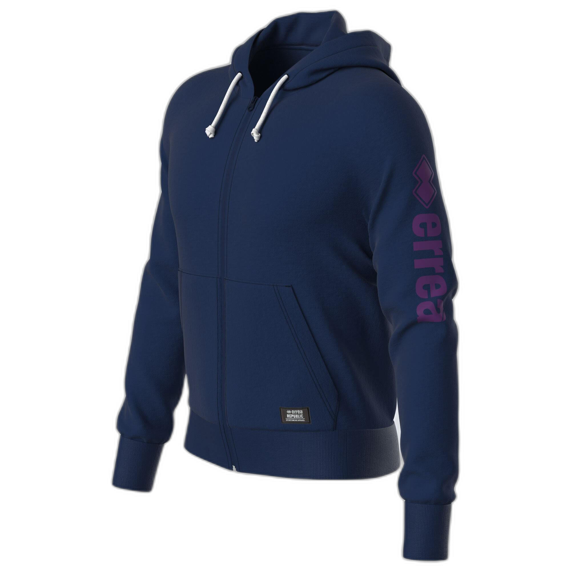 Sweat Errea met capuchon en rits Essential 3/4