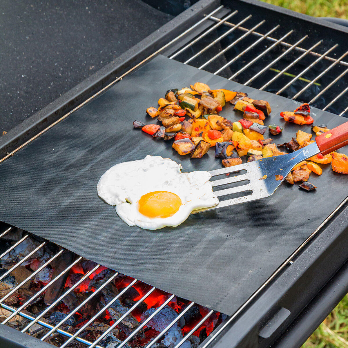 Tappetino per Forno e Barbecue (x2) InnovaGoods 2 Unità 4/5
