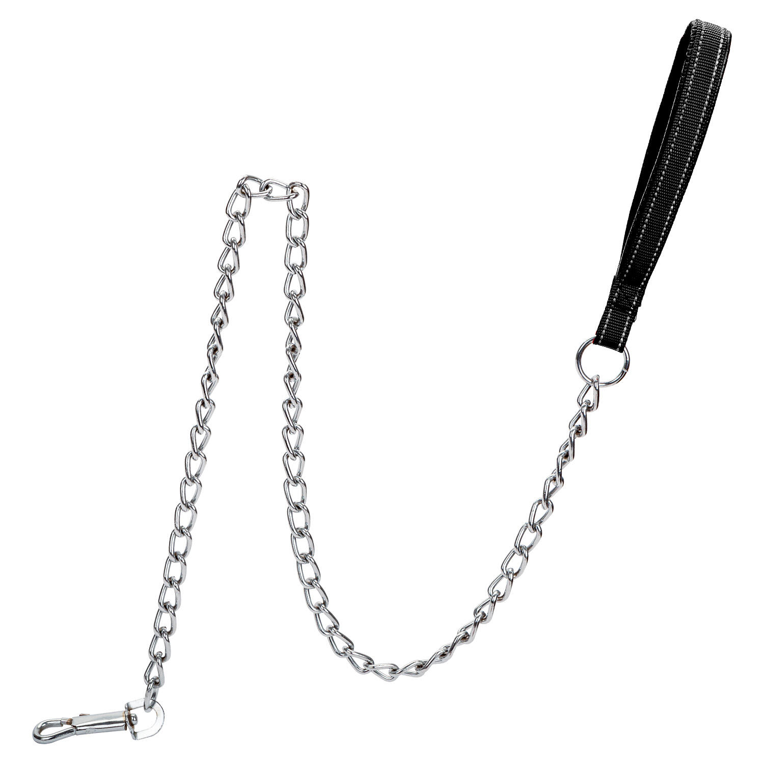 Crufts Reflective Chain Lead, 1.2m, Black 1/7
