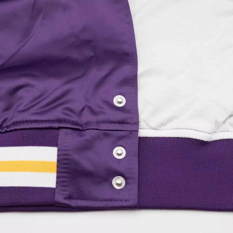 Blouson NBA Los Angeles Lakers Mitchell & Ness Primetime Lightweight Satin Viole 4/5