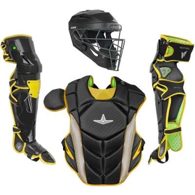 All Star CKCC-5-LGE MVP Pro Catchers Kit Adult Black/Gold Baseball/Softball
