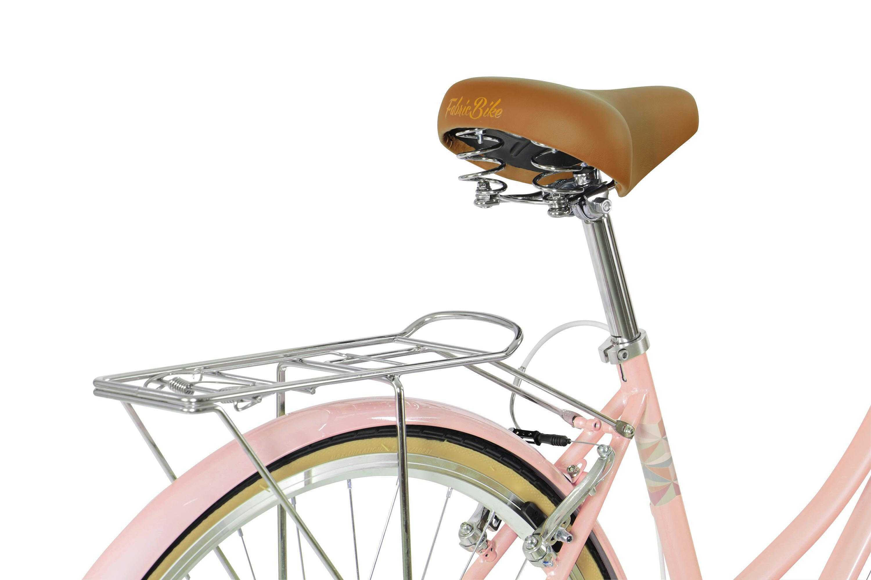 FabricBike Step City – Damen-Hollandrad, 7-Gang Shimano. Pink 3/4