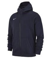 Sweat à capuche unisexe Nike Club19 pour enfants, Obsidienne Blanc, taille L.