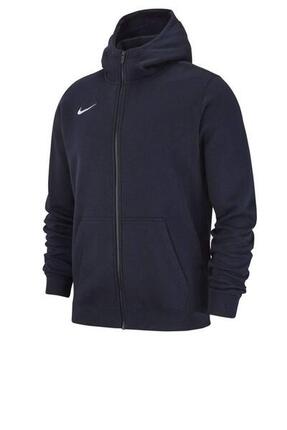 Sweat à capuche unisexe Nike Club19 pour enfants, Obsidienne Blanc, taille L.