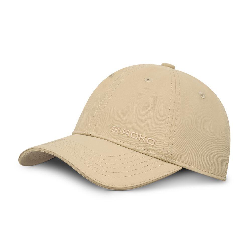 SIROKO Boné de desporto de 6 painéis Fitness Homem e mulher Coach Sand Brown Beige