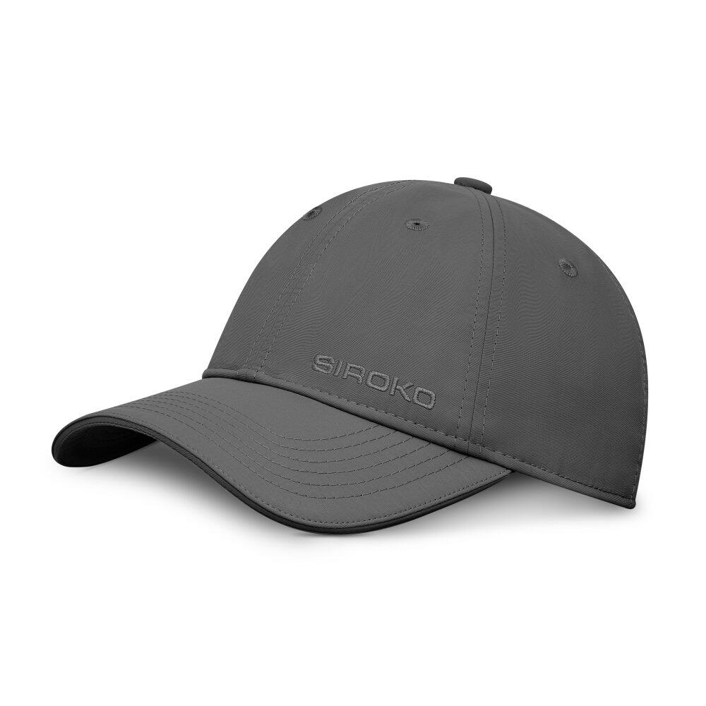 SIROKO Cappellino sportivo a 6 pannelli Fitness Uomo e donna Coach Dark Gray Grigio