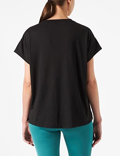 T-shirt de Sport Moderne PUMA pour Femme en Noir Classique 3/4