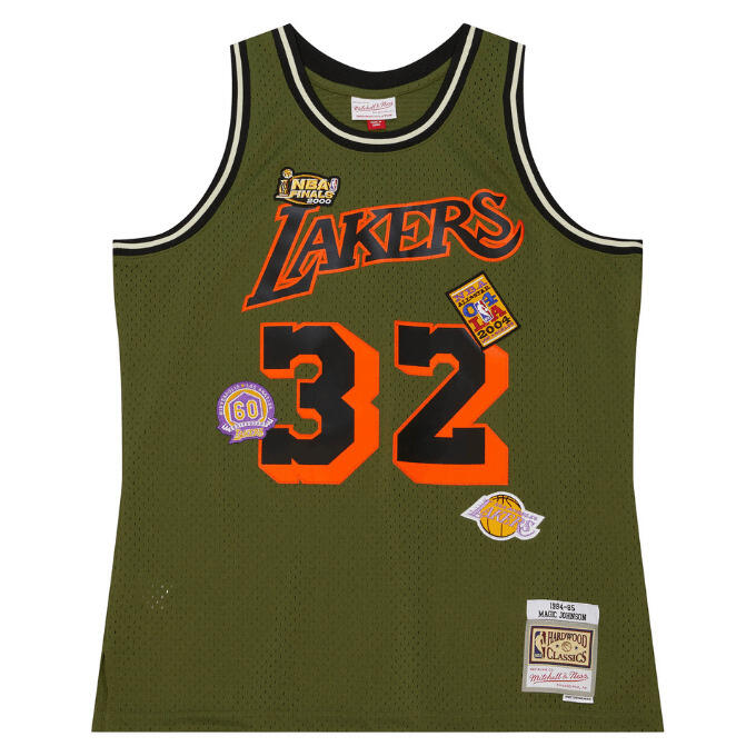 MITCHELL & NESS Los Angeles Lakers NBA Jersey Magic Johnson Flight Swingman 1984