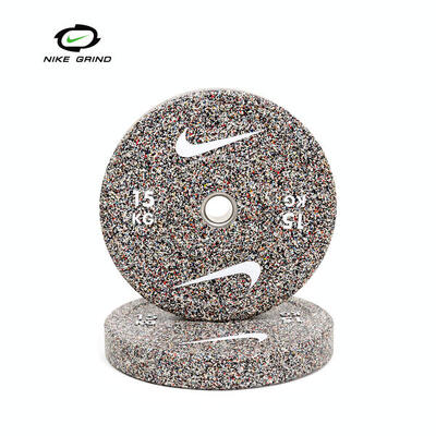 Nike-strength nike strength rubber bumper plates (grind) - paar 15 kg anthrazit