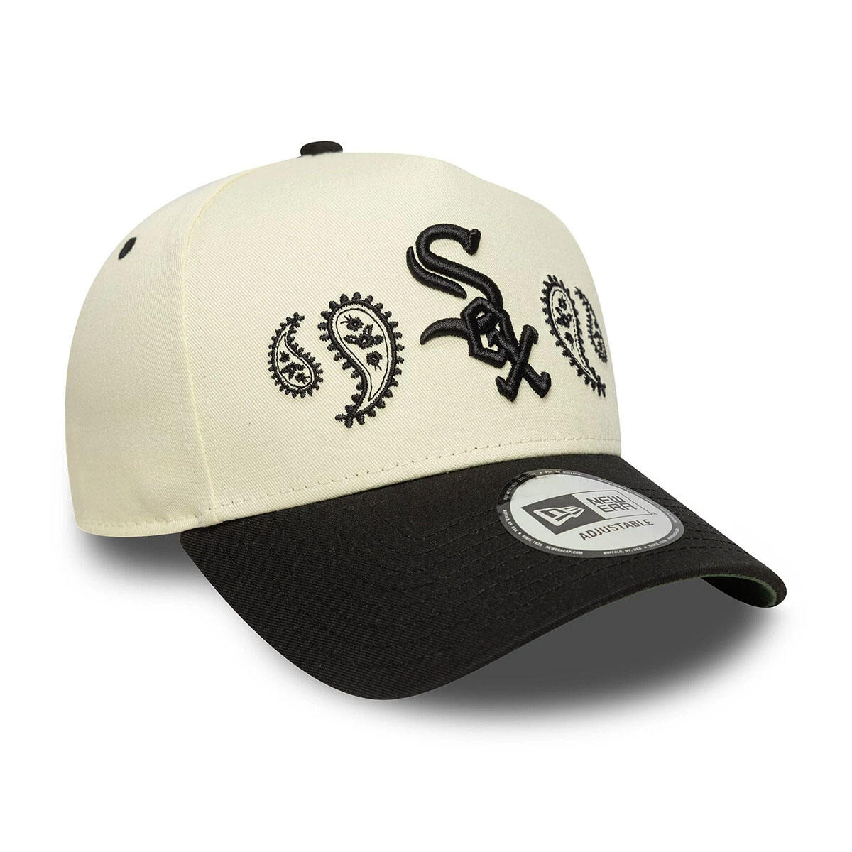 New Era 9FORTY E-Frame Cap Chicago White Sox MLB Paisley white 5/5