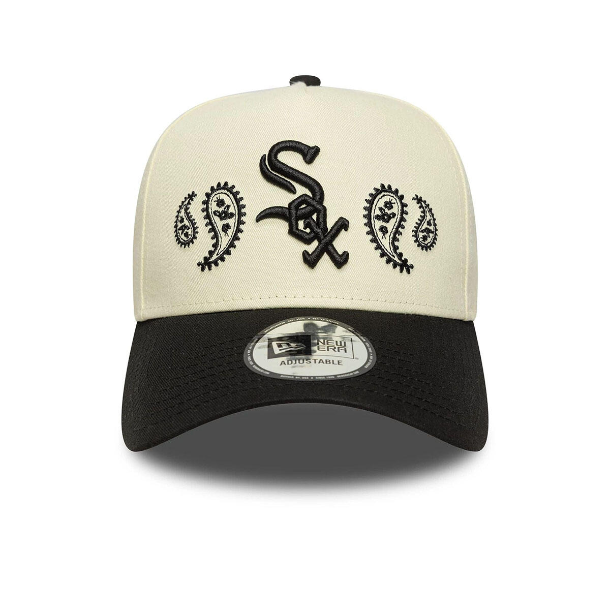 New Era 9FORTY E-Frame Cap Chicago White Sox MLB Paisley white 2/5