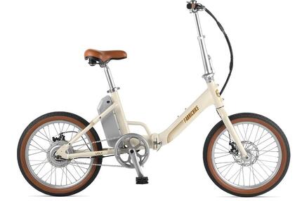 Fabricbike Volt - Vélo électrique pliable 20" Aluminium. Beige