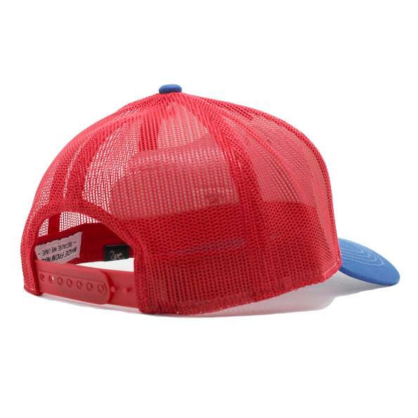 Boné Trucker - 5 Painéis / Reciclado / Adulto / Tamanho Único (Azul/Vermelho) 2/4