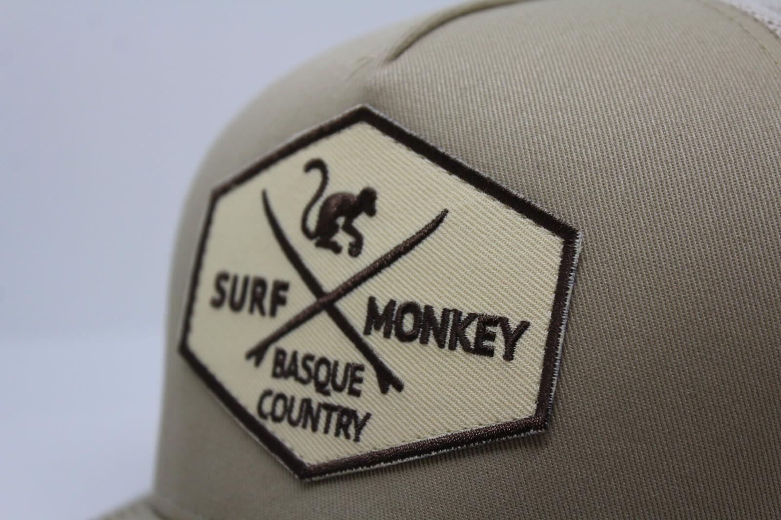 Gorra Trucker - 5 Paneles / Reciclada / Adulto / Talla única (Beige/Kaki) 2/6