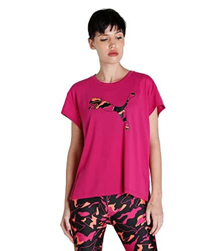 T-shirt de sport moderne Puma pour femmes - Fuchsia 1/5