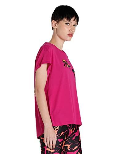 T-shirt de sport moderne Puma pour femmes - Fuchsia 3/5