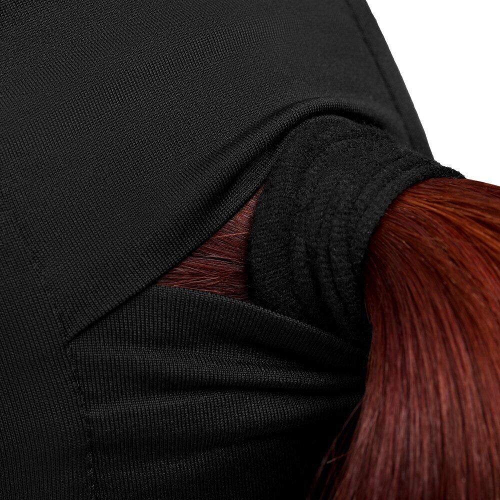 Heren en Dames Fitness Thermo hoofd- en oorwarmer hardlopen Kines Black Zwart 4/6