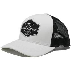 Casquette Trucker - 5 Panneaux / Recyclée / Adulte / Taille Unique (Blanc/Noir)