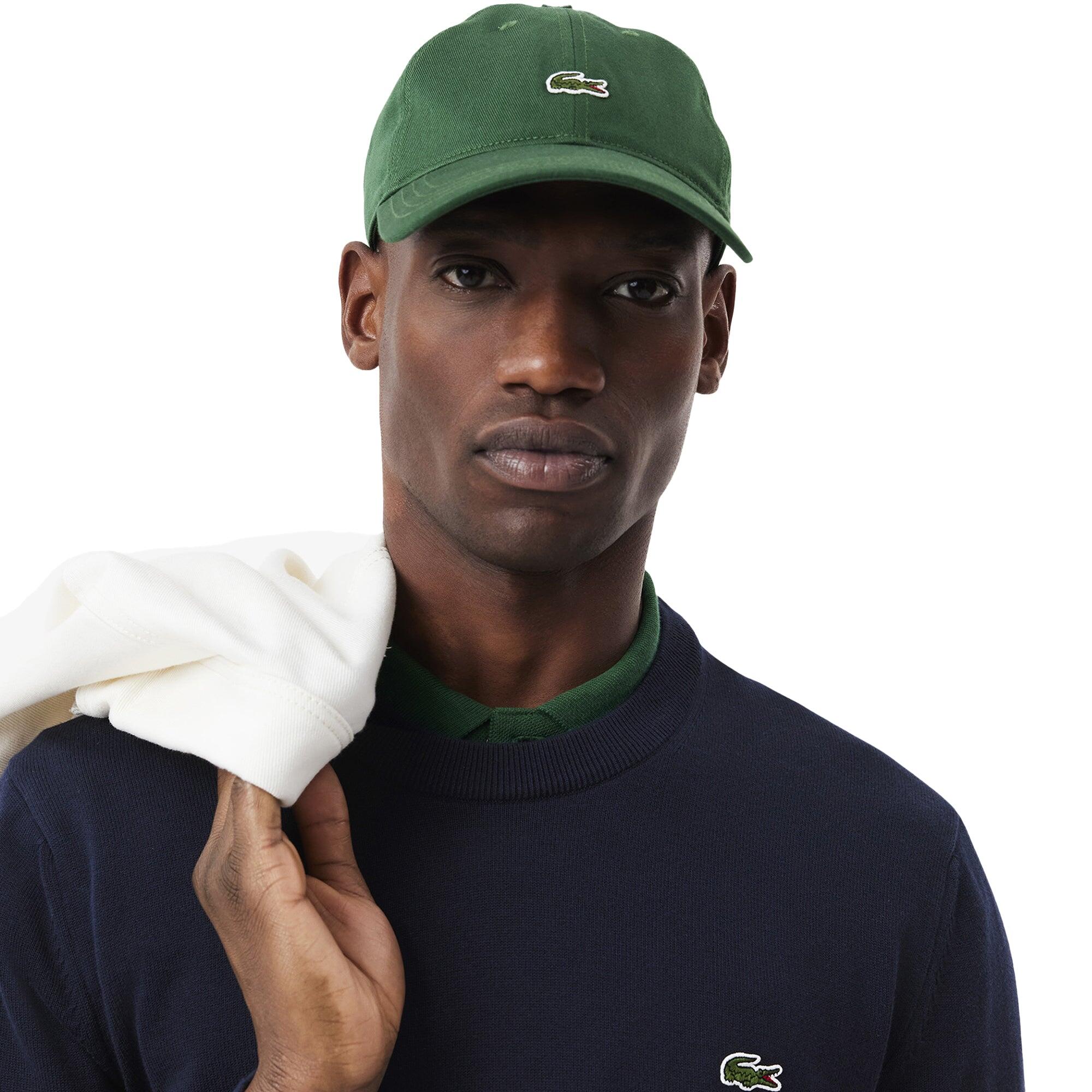 Trui Lacoste klassiek marineblauw met ronde hals 3/4
