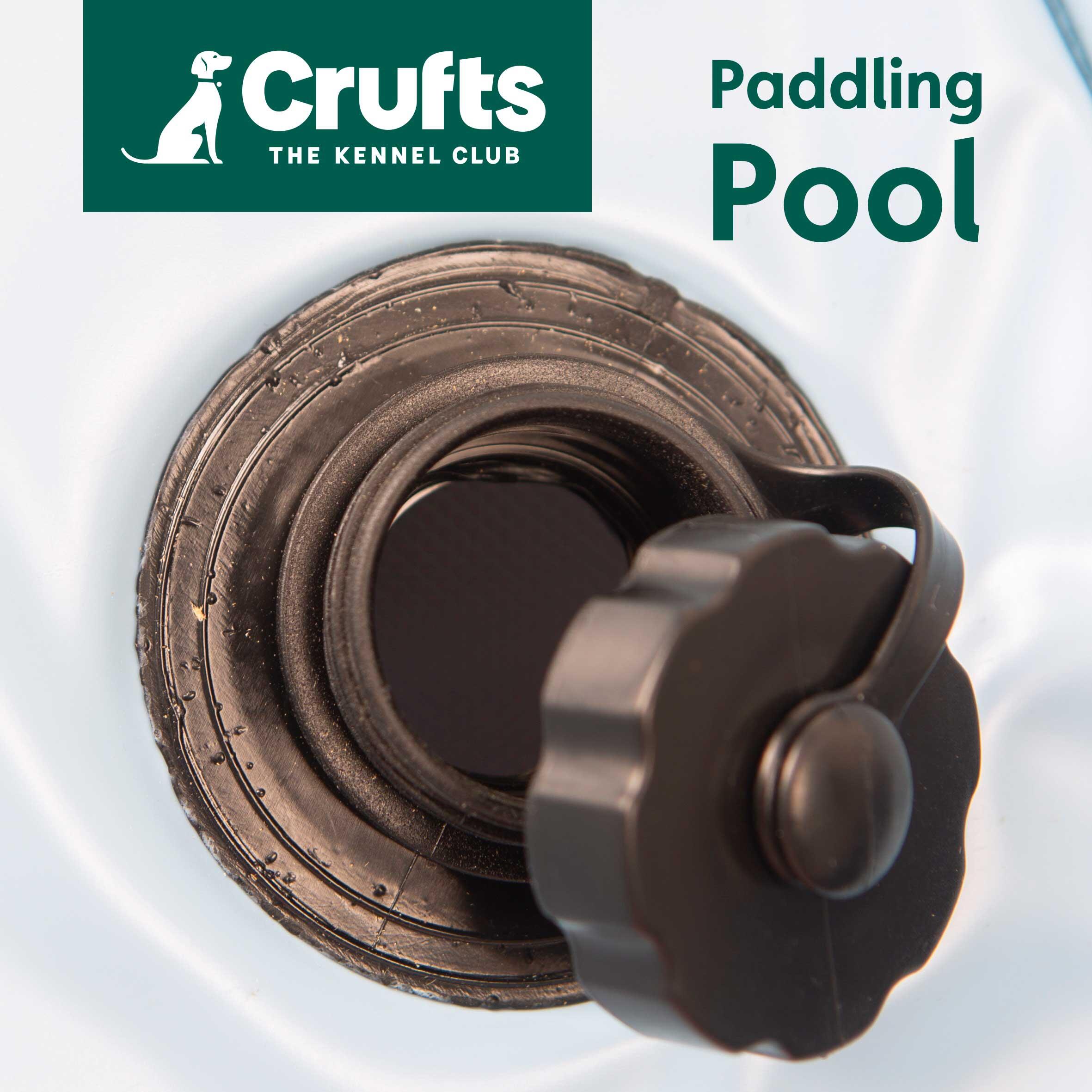 Crufts - Foldable Pet Bath Tub, Paddling Pool for Dogs (80cm x 20cm) 5/7