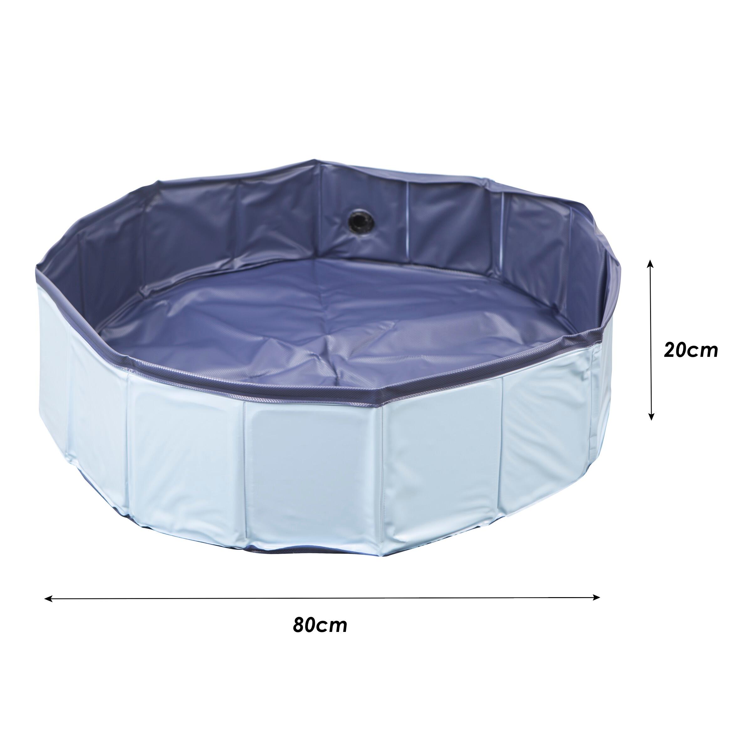 Crufts - Foldable Pet Bath Tub, Paddling Pool for Dogs (80cm x 20cm) 2/7