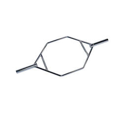 Barre Olympique pour Shrugs avec Poignées Surélevées