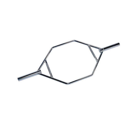 Barra Olimpica per Shrug con Impugnature Elevate