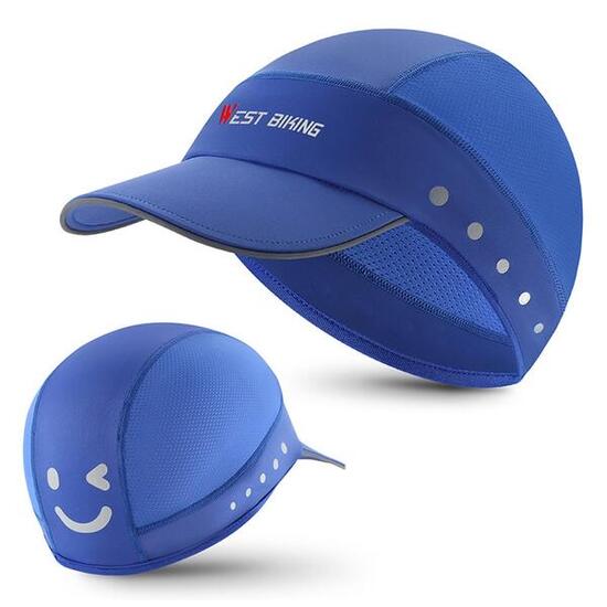 Cappello estivo seta ghiaccio traspirante WEST BIKING YP0201426 - Blu