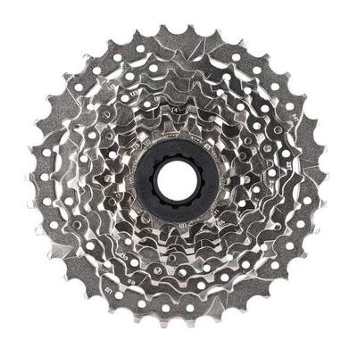 Sunrace csm96 cassette 9v 11-34t zilver voor mtb en racefietsen