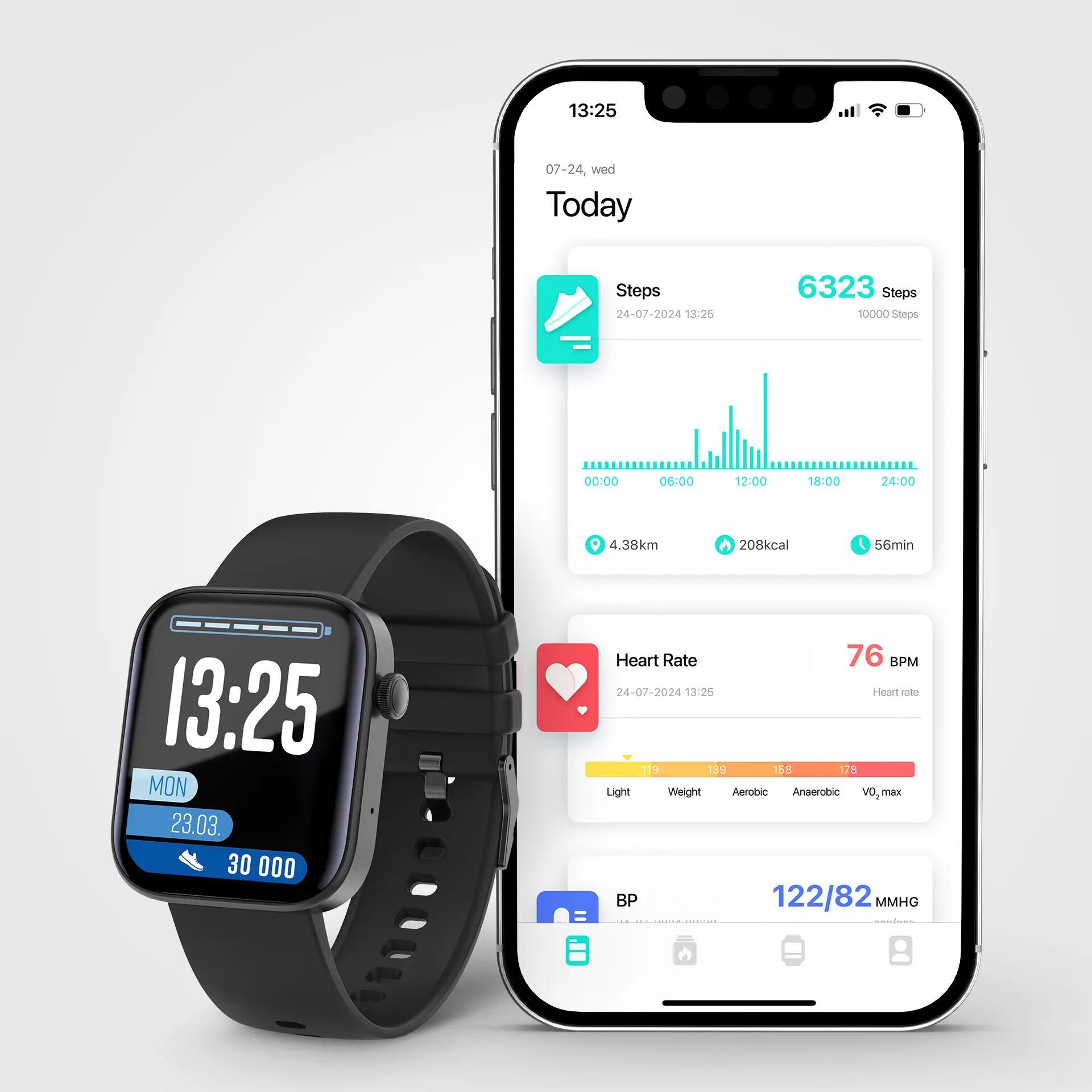 Smartwatch BCool2 Plus Black 4/7