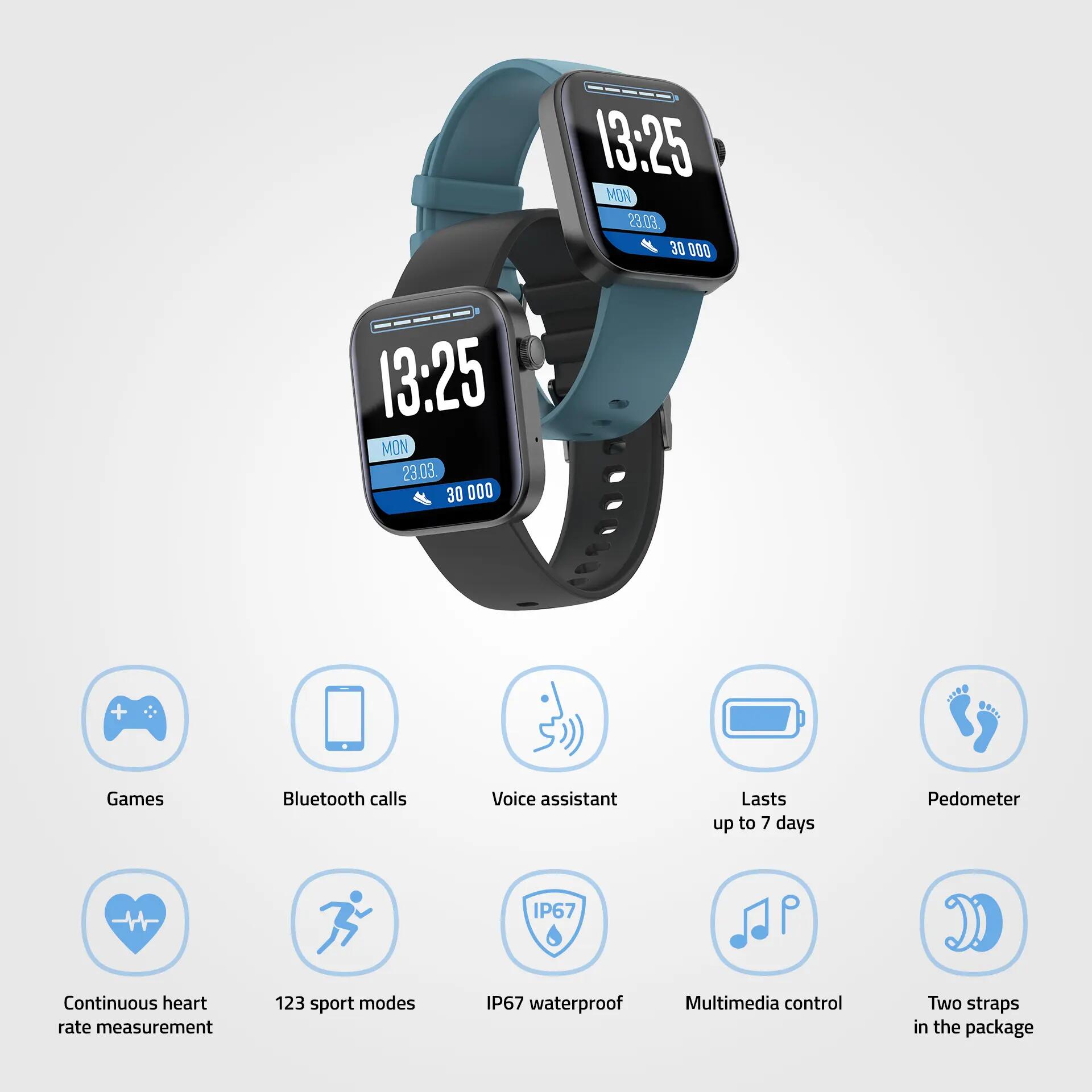 Smartwatch BCool2 Plus Black 5/7