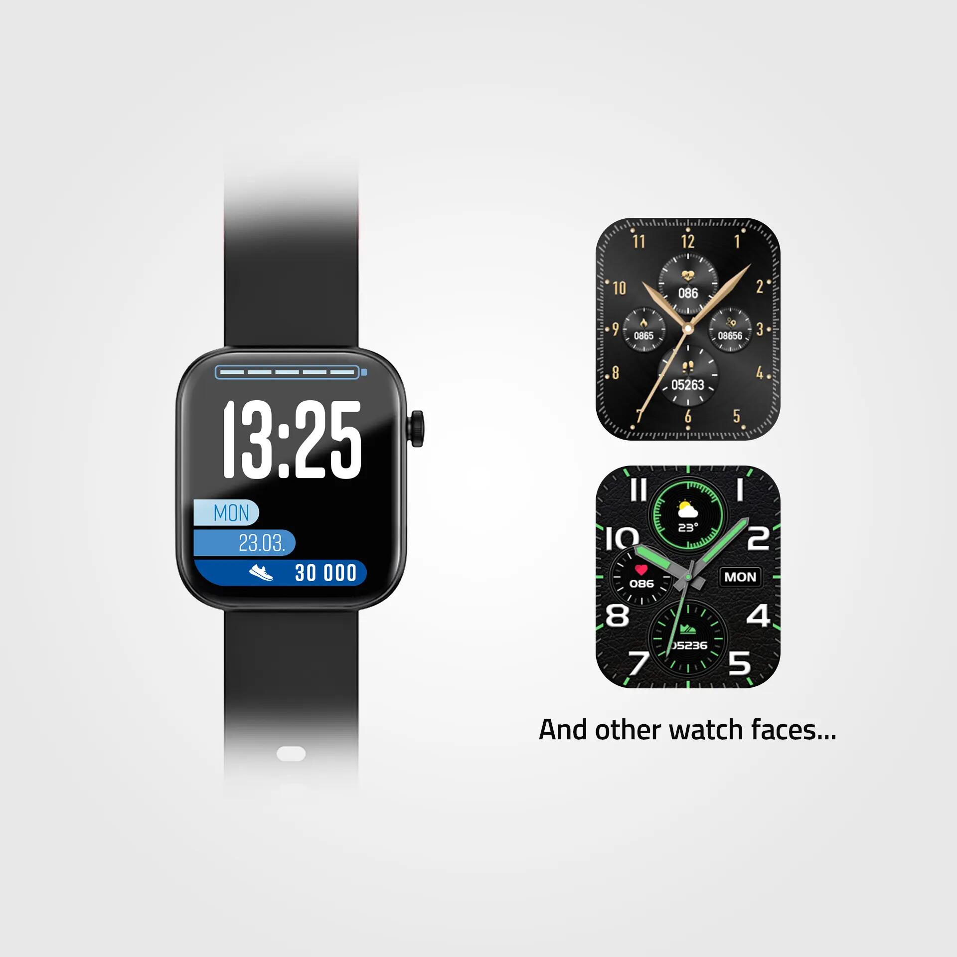 Smartwatch BCool2 Plus Black 6/7