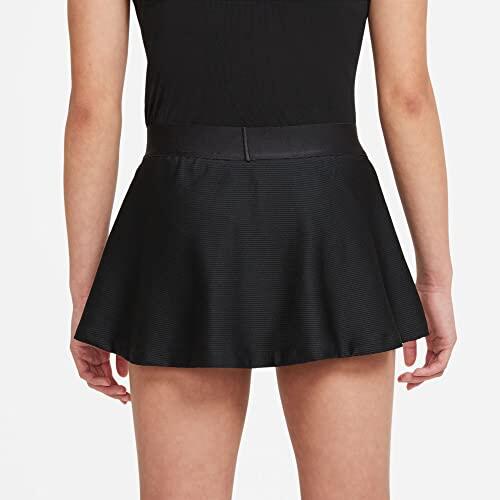 Jupe de tennis Nike pour fille en noir et blanc, taille XS 4/5