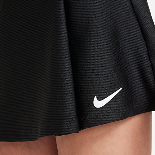 Jupe de tennis Nike pour fille en noir et blanc, taille XS 3/5