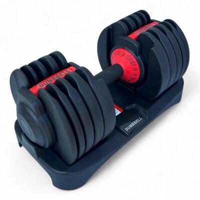 Manubrio Pesi Palestra Casa Da 2.5 A 24 Kg - 15 Livelli Regolabili Set V2 Con Ba